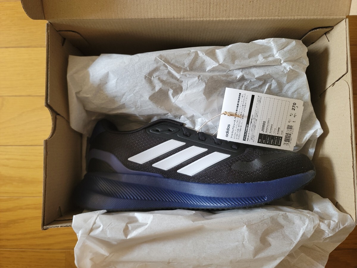 アディダス メンズ コアランナー 5 ランニング NKE45ランニングシューズ　27cm _画像1