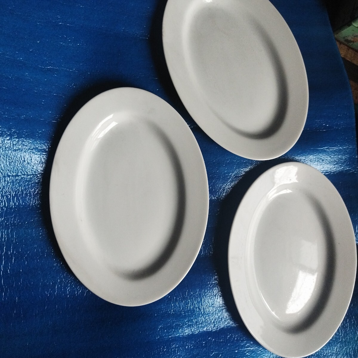 3 小判型皿 横幅約260mm 3枚_画像1