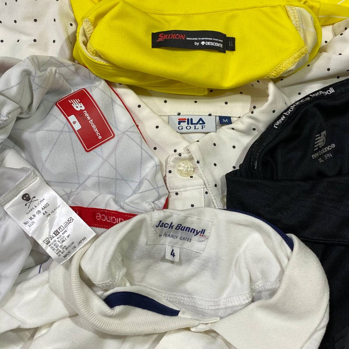 【1円】KG114 ゴルフメンズポロシャツ 30点セット まとめ 卸売り マークアンドロナ パーリーゲイツ ジャックバニー オークリー デサント_画像7