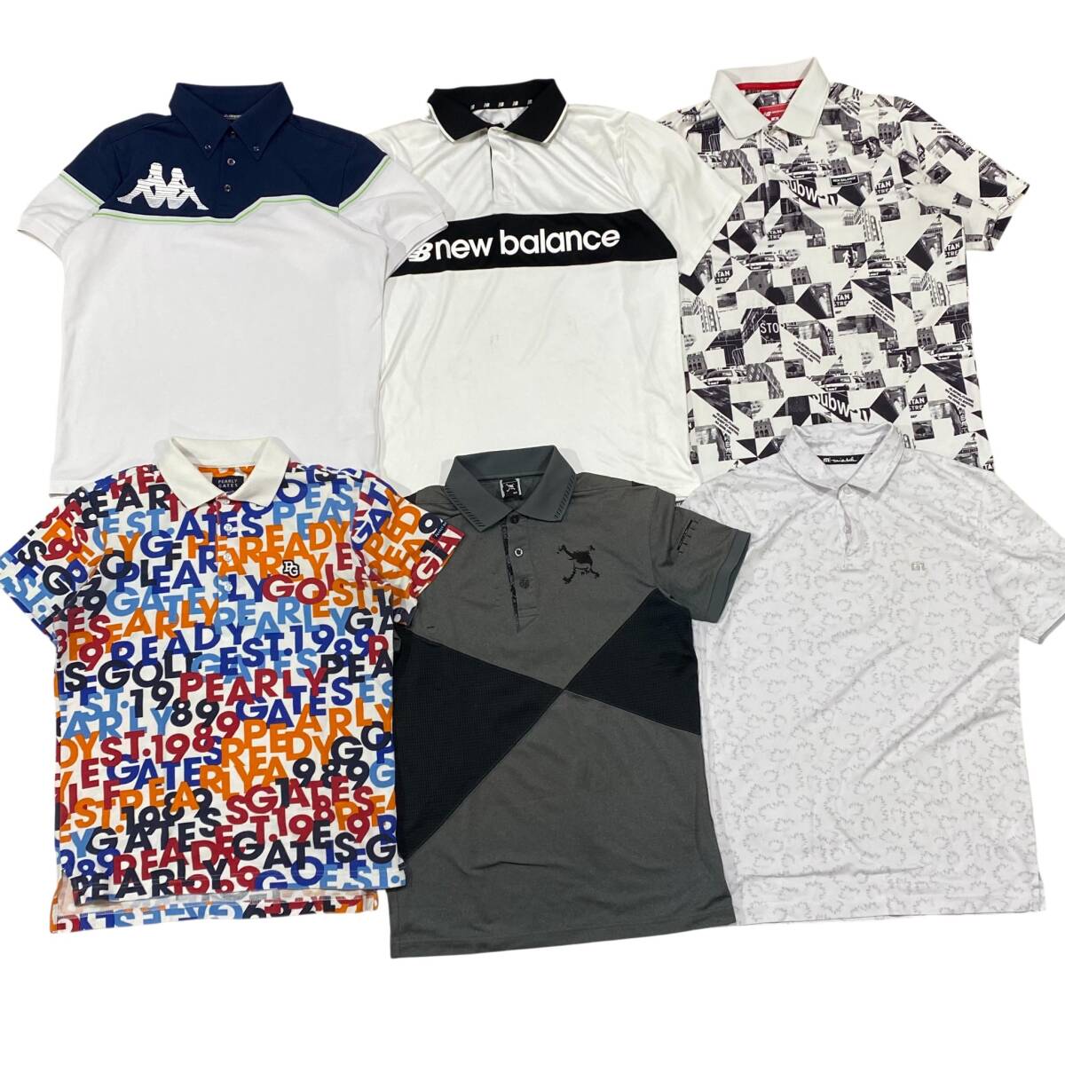 【1円】KG114 ゴルフメンズポロシャツ 30点セット まとめ 卸売り マークアンドロナ パーリーゲイツ ジャックバニー オークリー デサント_画像5