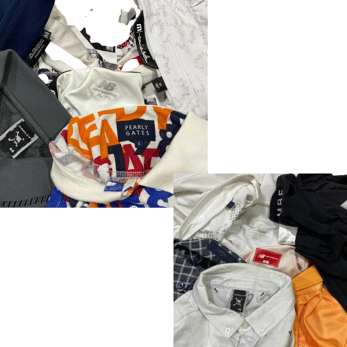 【1円】KG114 ゴルフメンズポロシャツ 30点セット まとめ 卸売り マークアンドロナ パーリーゲイツ ジャックバニー オークリー デサント_画像10