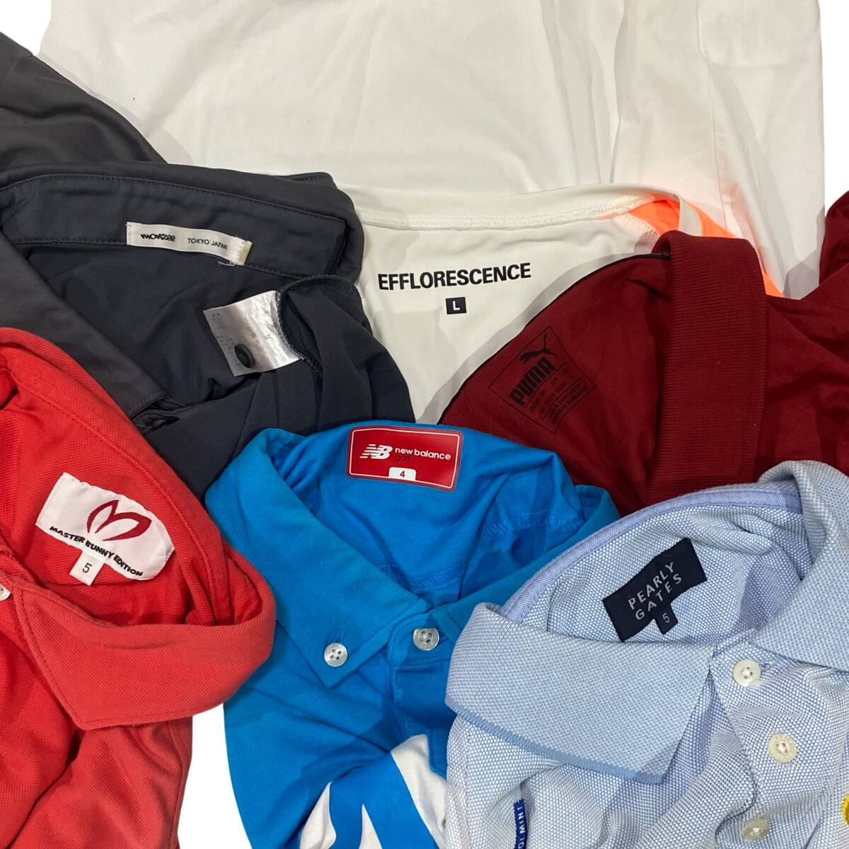 【1円】KG117 ゴルフメンズポロシャツ 30点セット まとめ 卸売り V12 パーリーゲイツ ヒューゴボス エフロレッセンス マスターバニー_画像7