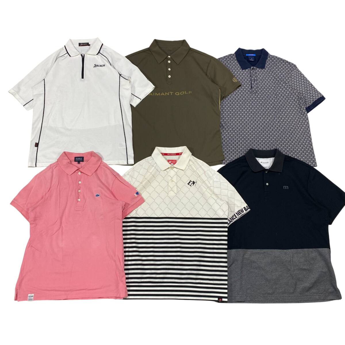 【1円】KG132 ゴルフメンズポロシャツ 30点セット まとめ 卸売り TFW49 パーリーゲイツ ビームスゴルフ デサント ニューバランス _画像6