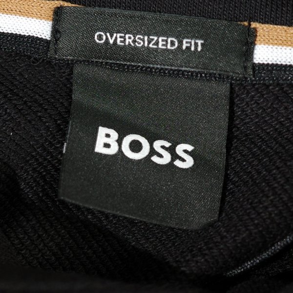 新品1円～★定価4.6万 BOSS ボス メンズ 最高級ライン コットン綿 プルオーバーフーディー M パーカー ヒューゴボス 正規店本物 ◆A3526◆_画像9