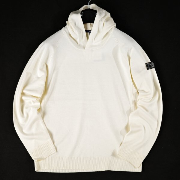 新品1円~★g-stage ジーステージ メンズ ニットパーカー 48 L 保温 吸湿蓄熱 G-Heat カシミヤタッチ プルオーバーゴルフ◆8412◆_画像4