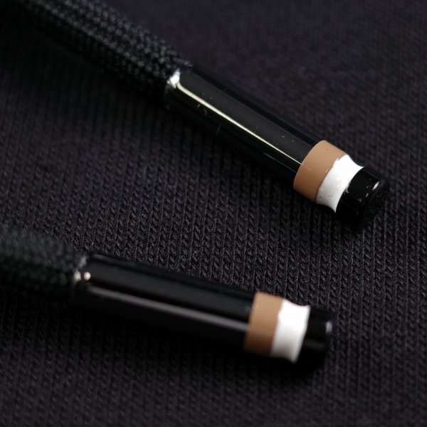 新品1円~★定価3.8万 BOSS ボス メンズ 最高級ライン コットン綿 ジップアップパーカー L ロゴ ヒューゴボス フーディー 黒本物 ◆A3541◆_画像9