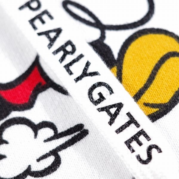 新品1円～★定価2.8万 PEARLY GATES パーリーゲイツ レディース ゴルフウェア 日本製 秋冬 裏地ボア ストレッチ スカート 1 M 白 ◆8762◆_画像5