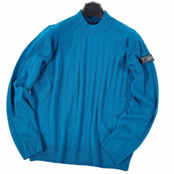 新品1円~★g-stage ジーステージ メンズ 秋冬長袖 吸湿 発熱 保温 モックネック ウォッシャブルニット 46 M G-Heat ワイドリブ編◆8779◆_画像7