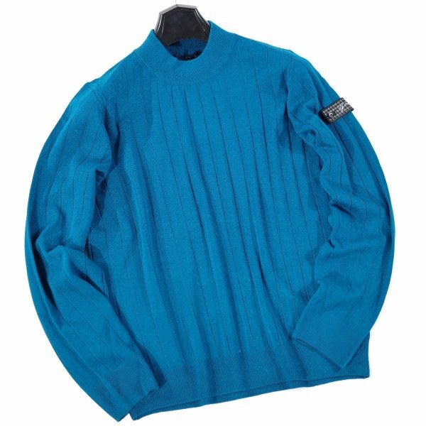 新品1円~★g-stage ジーステージ メンズ 秋冬長袖 吸湿 発熱 保温 モックネック ウォッシャブルニット 46 M G-Heat ワイドリブ編◆8779◆_画像6