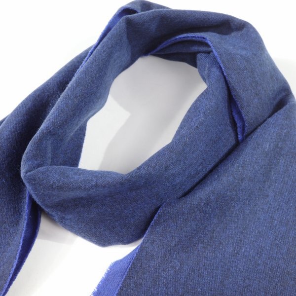 新品1円~★Calvin Klein カルバンクライン メンズ 繊維の宝石 カシミヤ100% マフラー ストール ロング 大判 ロゴ ネイビー 本物 ◆8819◆_画像8
