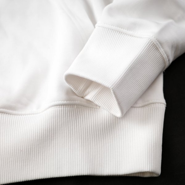 新品1円~★定価4.1万 BOSS ボス メンズ 最高級ライン コットン綿 ロゴ プルオーバーフーディー M ヒューゴボス パーカー 白 本物◆A3550◆_画像5