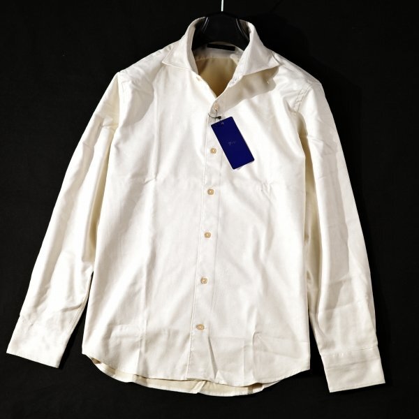 新品1円~★定価1.1万 g-stage ジーステージ メンズ 長袖 エコスウェード ストレッチシャツ カジュアルシャツ 50 XL ベージュ 本物◆9102◆_画像5