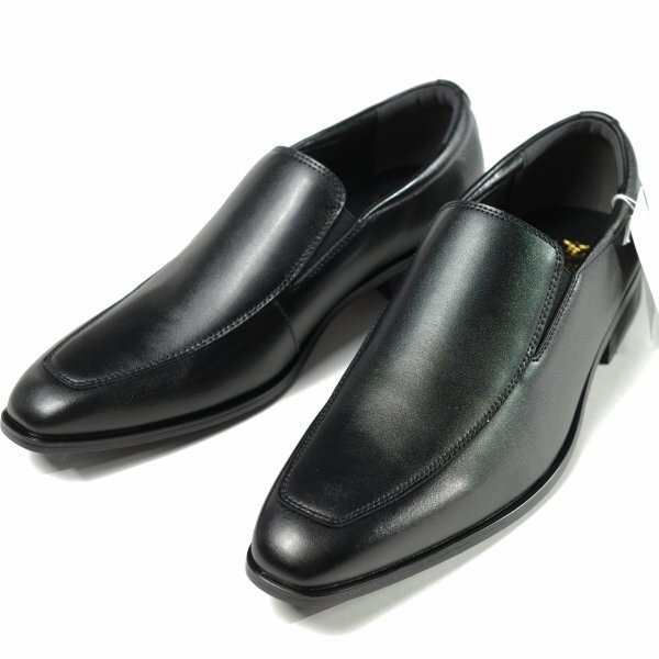  новый товар 1 иен ~*Re:Bornn Reborn мужской action кожа бизнес обувь 25.5cm черный чёрный туфли без застежки подлинный товар *9136*