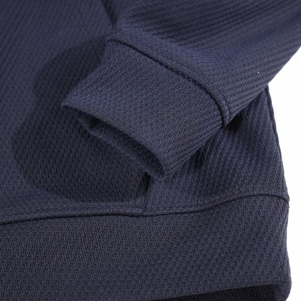 新品1円～★定価3.5万 BLACK LABEL ブラックレーベル クレストブリッジ チェックフーディー パーカー M ネイビー プルオーバー ◆9227◆_画像6