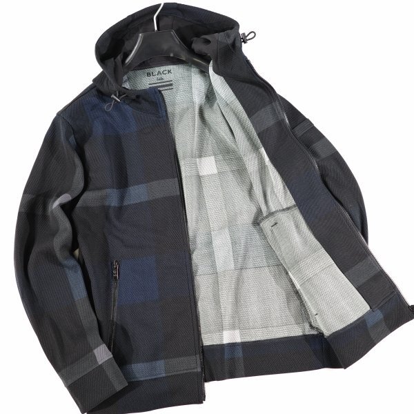 新品1円～★定価3.9万 BLACK LABEL ブラックレーベル クレストブリッジ BLACK lab. ダンボールクレストブリッジチェックパーカー M◆9226◆_画像7