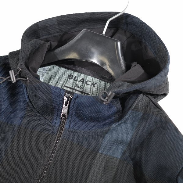 新品1円～★定価3.9万 BLACK LABEL ブラックレーベル クレストブリッジ BLACK lab. ダンボールクレストブリッジチェックパーカー M◆9226◆_画像6