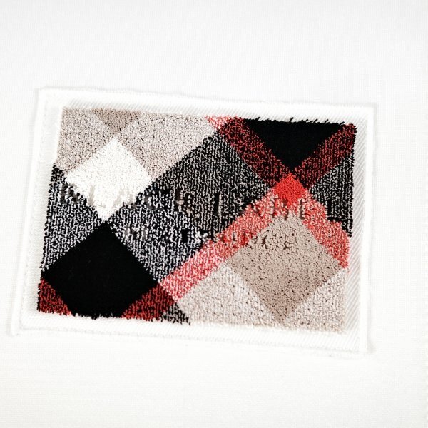 新品1円～★定価3.3万 BLACK LABEL ブラックレーベル クレストブリッジ クレストブリッジチェックワッペンフーディー パーカー L ◆9317◆_画像6