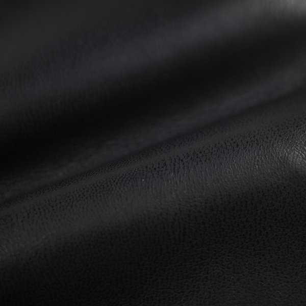 新品1円～★g-stage ジーステージ メンズ 秋冬 フェイクレザー シングルライダースジャケット 46 M 黒 ブラック ジップブルゾン◆9327◆_画像2