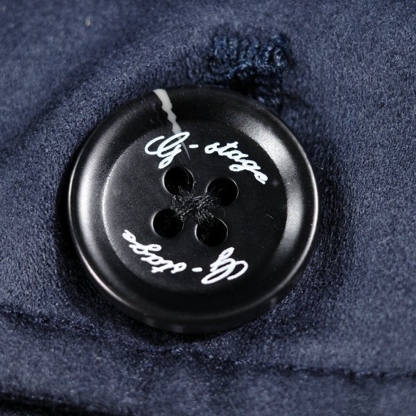 新品1円～★g-stage ジーステージ メンズ 秋冬 ヌバック調スウェードニットコンビダウンブルゾン 50 XL ネイビー アウター ゴルフ◆9801◆_画像8