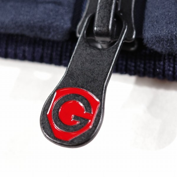 新品1円～★g-stage ジーステージ メンズ 秋冬 ヌバック調スウェードニットコンビダウンブルゾン 50 XL ネイビー アウター ゴルフ◆9801◆_画像7