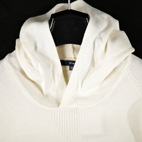 新品1円～★g-stage ジーステージ メンズ ニットパーカー 50 XL 保温 吸湿蓄熱 G-Heat カシミヤタッチ プルオーバーゴルフ◆1038◆_画像7