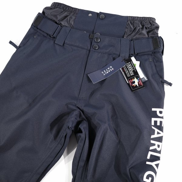 新品1円~★定価10.4万 PEARLY GATES パーリーゲイツ メンズ 中綿防寒 スノーボードウェア ブルゾン+パンツ 5 L ロゴ 防水 透湿 ◆B2179◆_画像8