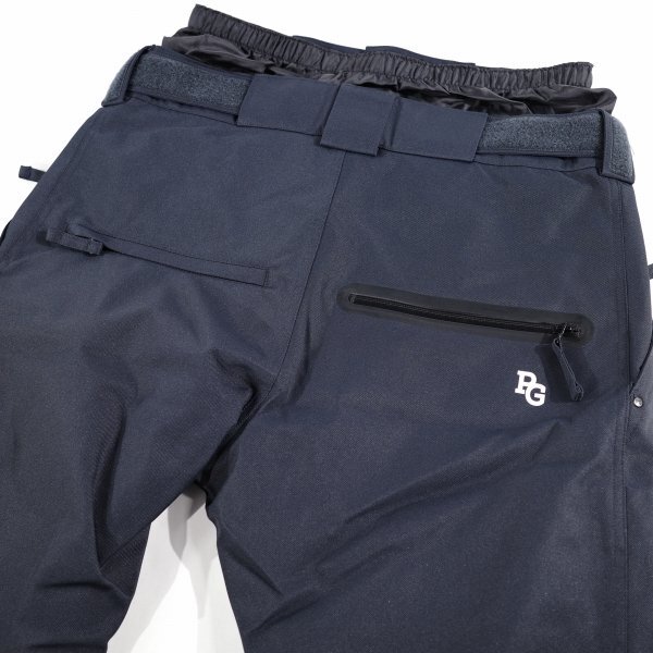 新品1円~★定価10.4万 PEARLY GATES パーリーゲイツ メンズ 中綿防寒 スノーボードウェア ブルゾン+パンツ 5 L ロゴ 防水 透湿 ◆B2179◆_画像9