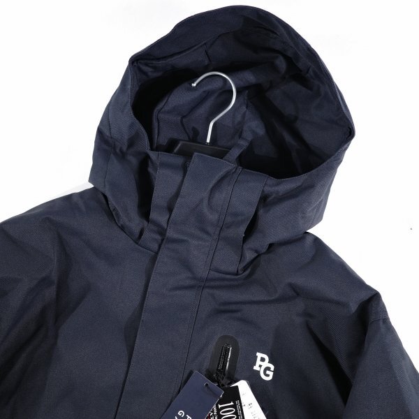 新品1円~★定価10.4万 PEARLY GATES パーリーゲイツ メンズ 中綿防寒 スノーボードウェア ブルゾン+パンツ 5 L ロゴ 防水 透湿 ◆B2179◆_画像6