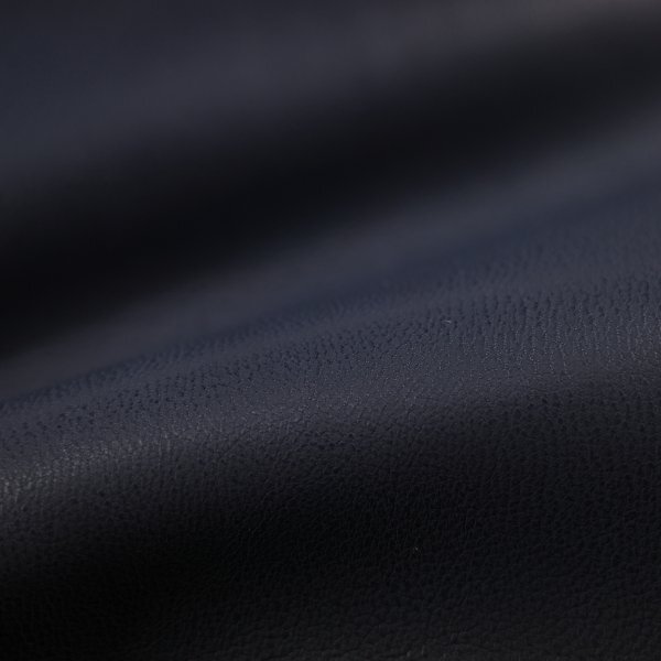 新品1円～★g-stage ジーステージ メンズ 秋冬 フェイクレザー シングルライダースジャケット 48 L ネイビー ジップブルゾン◆1287◆_画像2