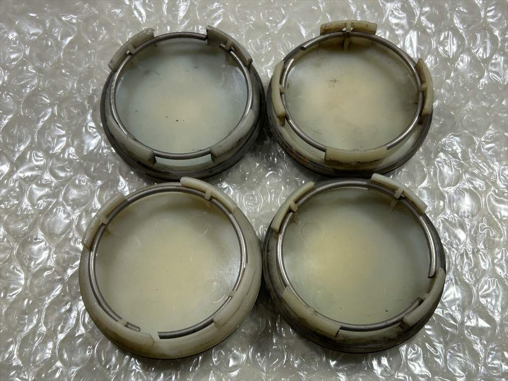 4枚 OZ RACING センターキャップ 17ランエボ純正アルミ使用 ポリッシュ 系 直径/ツメ径:54.3 / 51_画像4