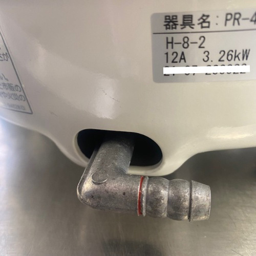 ガス炊飯器 2.2升 パロマ PR-403S 都市ガス 業務用 中古/送料別途見積_画像4