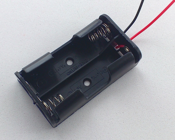 電池ボックス　単３ｘ２本用　３V_画像1