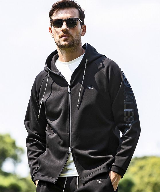 1PIU1UGUALE3 RELAX ウノピゥウノウグァーレトレ リラックス セットアップ メンズ スポーツ パーカ パンツ 上下セット ジャージ 2L 3L XXL_画像2