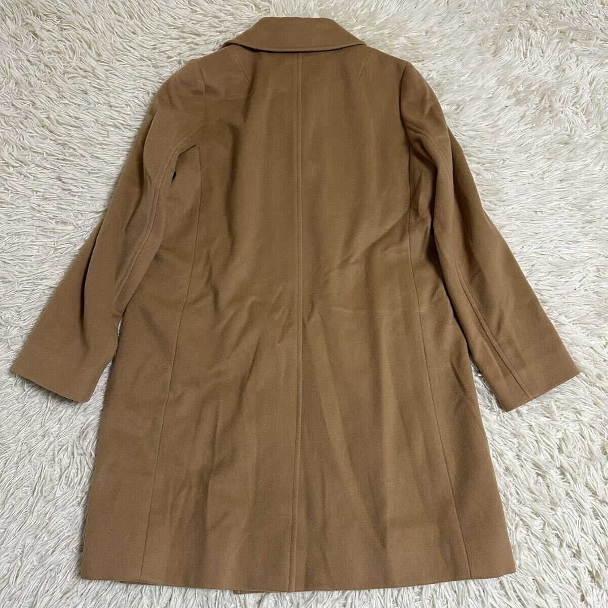 【Mackintosh】マッキントッシュ ウールコート ブラウン カシミヤ_画像2