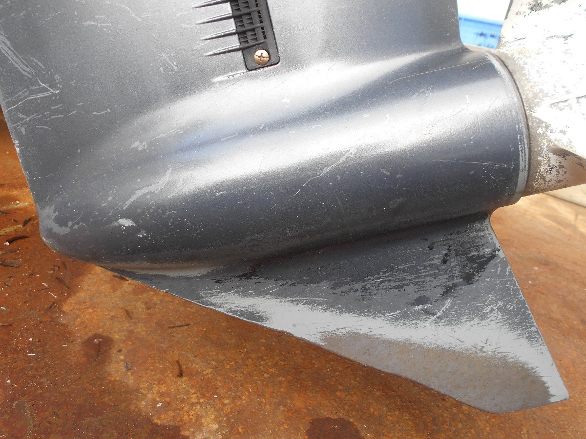 YAMAHA yamaha ヤマハ 2ストローク　115馬力船外機 L足 ペラ付き 2001年製 クランキングOK 28-10 中古品_画像5