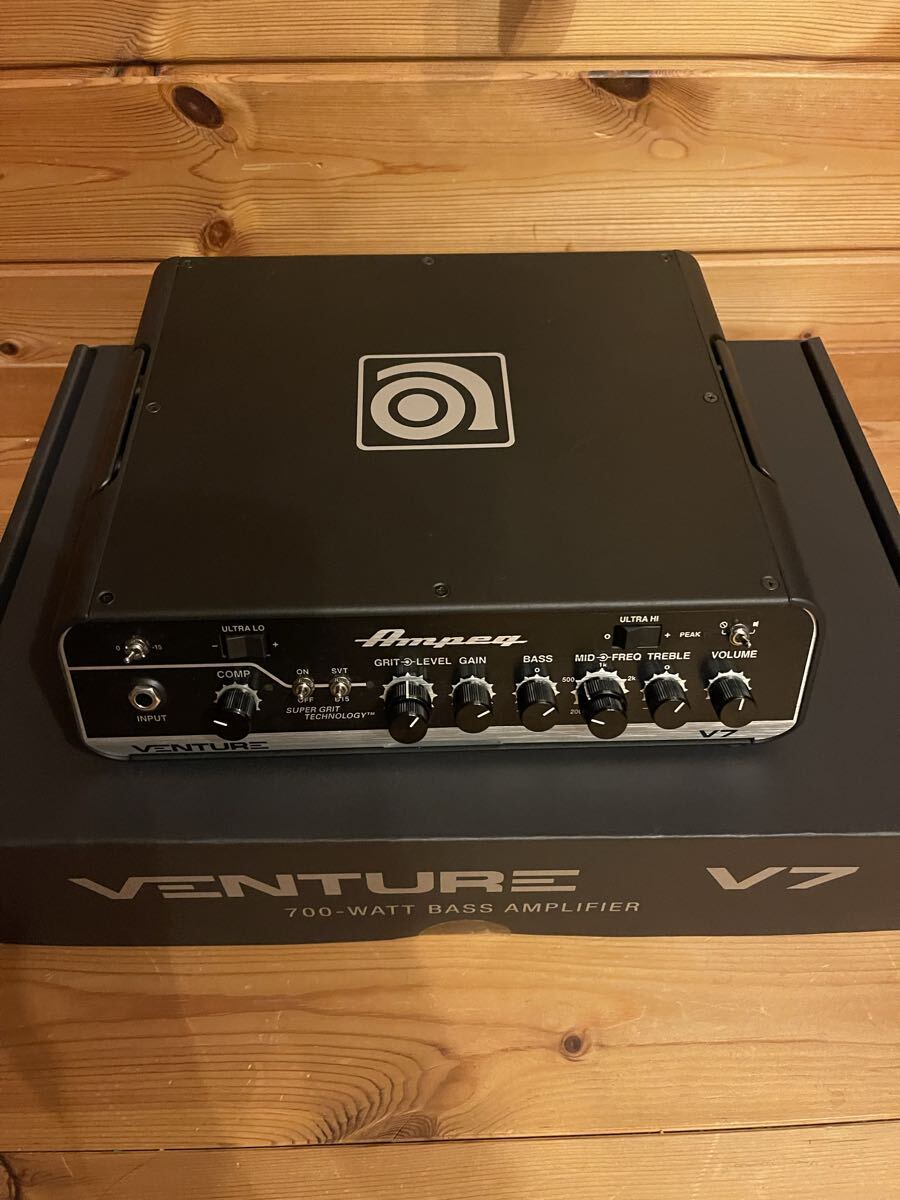 ほぼ未使用　ampeg アンペグ　Ampeg Venture V7 ベースアンプヘッド　ベースヘッド　 ヘッドアンプ ベースアンプ_画像3