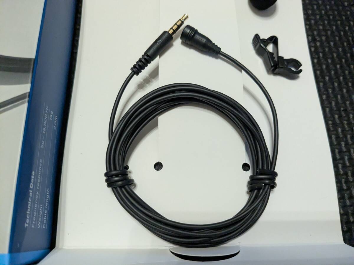 0711u1750 Sennheiser XS Lav、全方向クリップオンラベリアマイク 3.5mm TRRSコネクタ付き モバイル&PC用 509260 ブラック_画像2