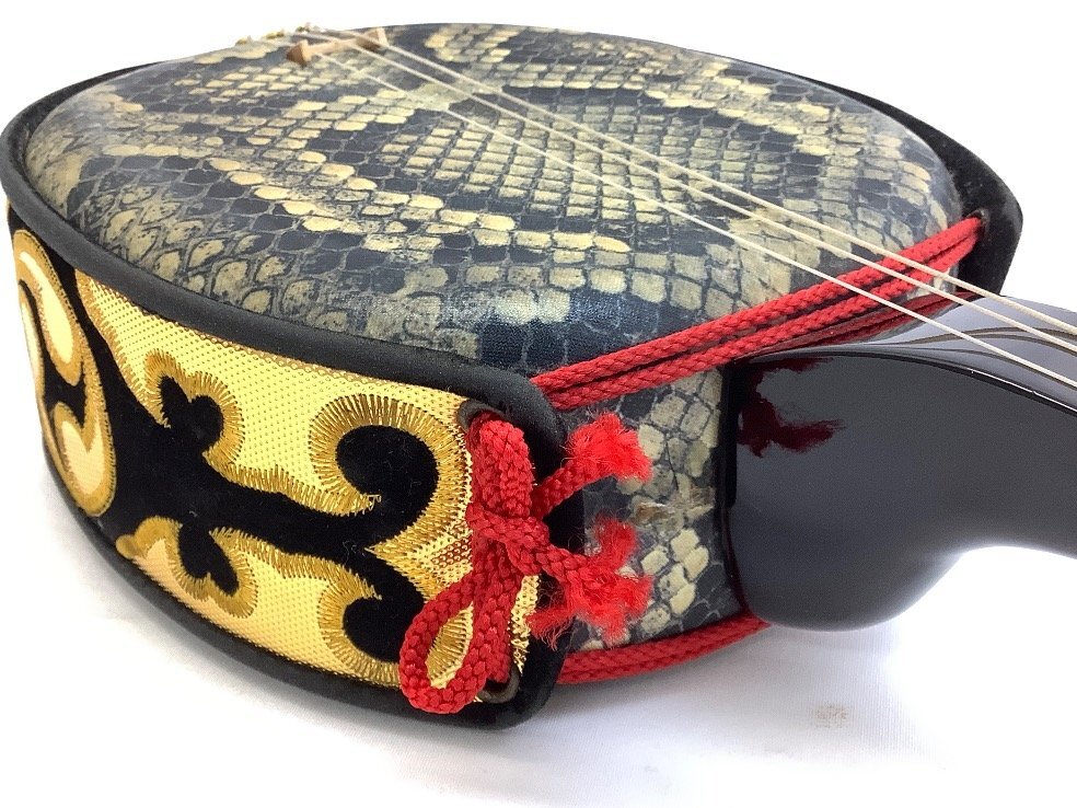 三線/弦/ケース付き 現状品/ACB 中古品_画像6