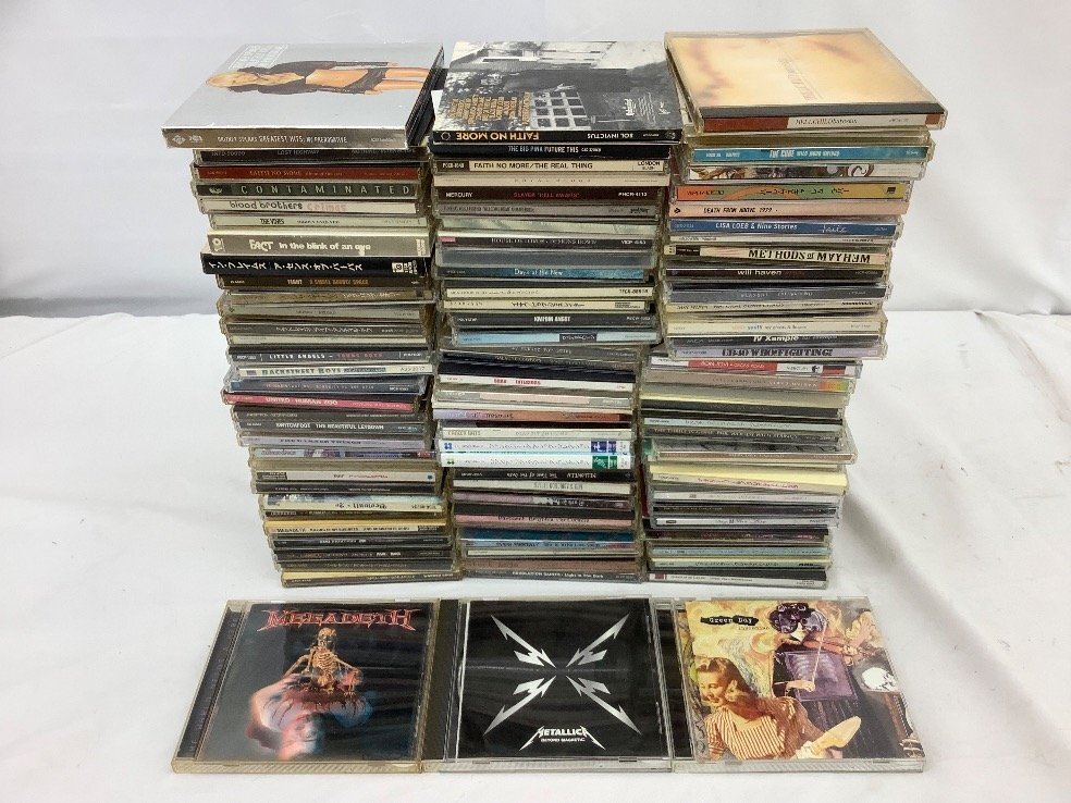 洋楽他CDまとめ/Natalie Cole/MEGADETH/METALLICA他 約100枚 再生 詳細未確認 ワレ等有/ACB 中古品_画像1