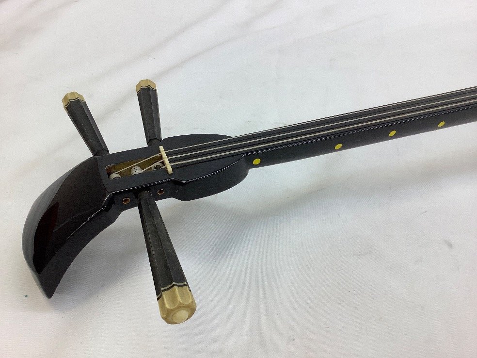 三線/弦/ケース付き 現状品/ACB 中古品_画像5