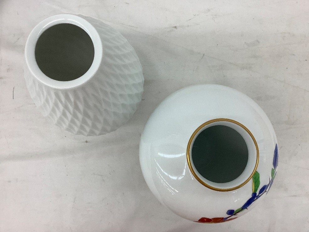 香蘭社 花瓶/木瓜/葡萄/壺 5点まとめ ACB 中古品_画像5