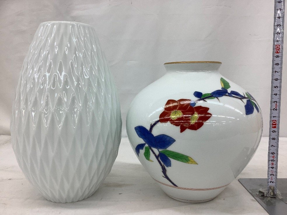 香蘭社 花瓶/木瓜/葡萄/壺 5点まとめ ACB 中古品_画像7