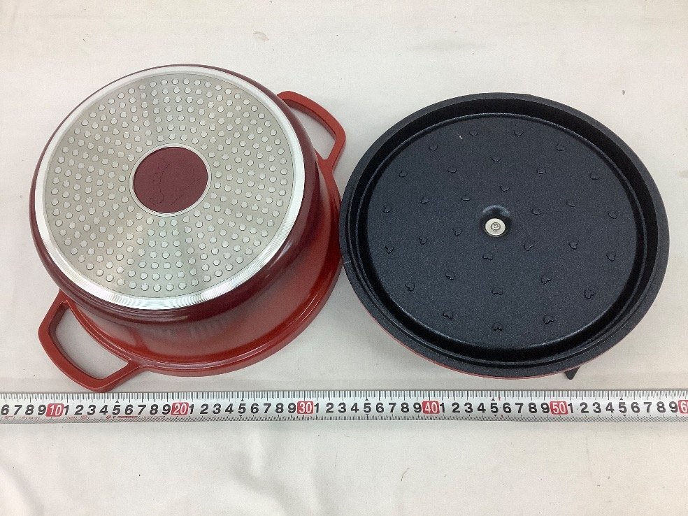  Earnest bell fi-na суммировать / мульти- хлеб / кастрюля с двумя ручками 3 пункт царапина есть не использовался содержит /ACB б/у товар 