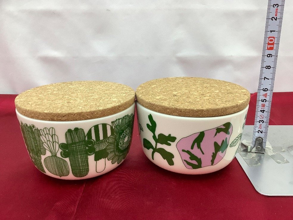  Marimekko пара миска / канистра /ero Kuhn Val яхта /si il тигр Pooh taru - /250ml ACB не использовался товар 