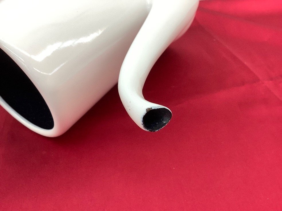  Fuji сигнал low эмалированный товар суммировать / кастрюля с двумя ручками / чайник / тонкий pot / Marie Claire красочный есть царапина(ы) ACB не использовался товар 