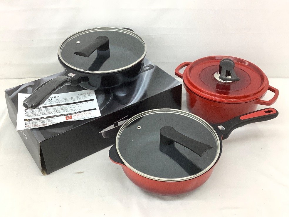  Earnest bell fi-na суммировать / мульти- хлеб / кастрюля с двумя ручками 3 пункт царапина есть не использовался содержит /ACB б/у товар 