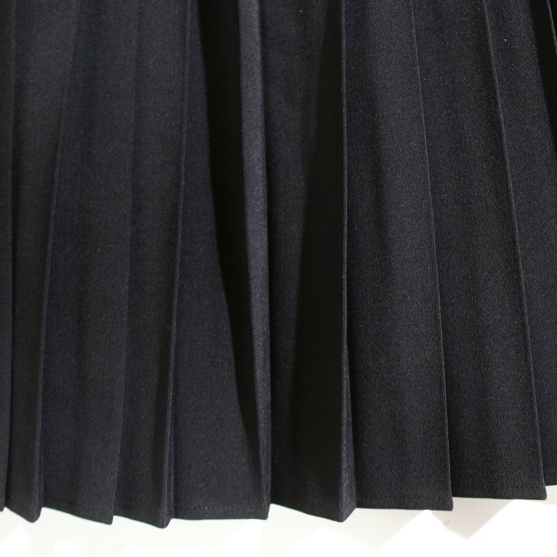 美品 Theory セオリー 毛42％ プリーツスカート 0 ブラック 黒 スーツ スカート オフィス カジュアル フォーマル 通勤 フォーマル 綺麗め_画像2