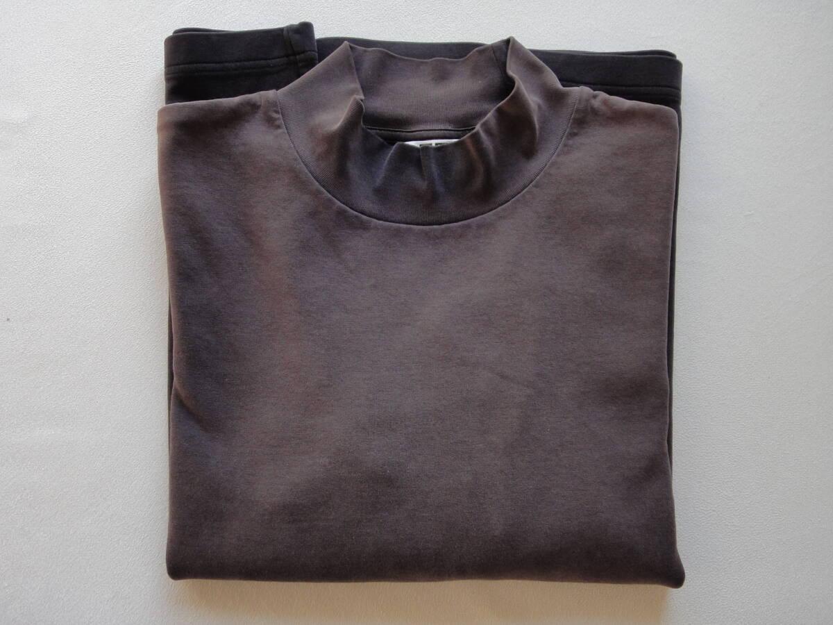 ★UNIQLO U モックネックプルオーバー（長袖） L ブラック ユニクロ★_画像3