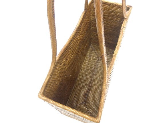 【11-114】自然 かごバッグ バッグ かご ファッション レディース_画像3