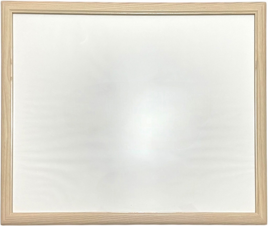 ◆◇【売り切り在庫処分】　未使用 / 額縁 / アッシュ 白①/ 半切 / 紙作品用 / ◇◆_画像1